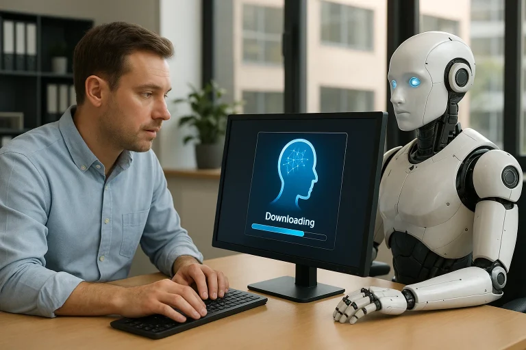 AI in the Workplace: The Rise of Downloadable Employees