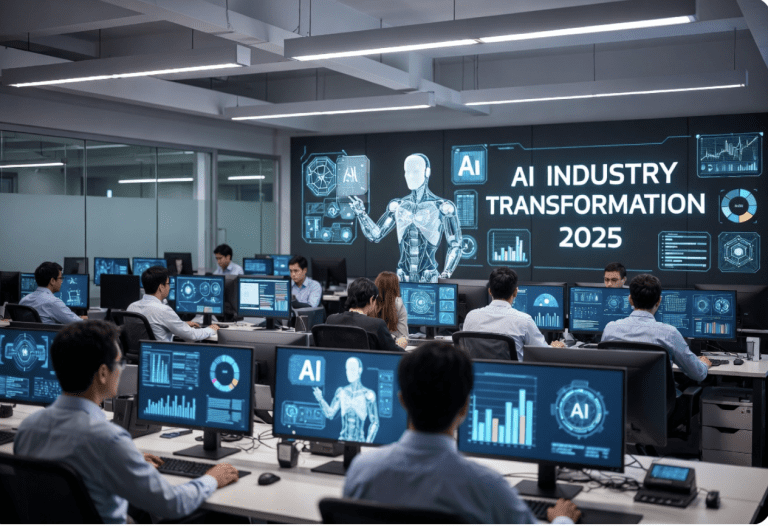 AI industry transformation in 2025